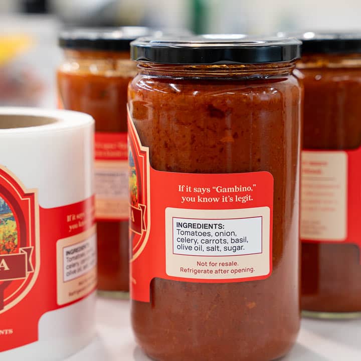 Durable Roll Labels - Food Labels