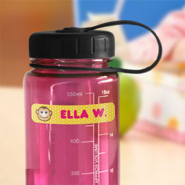 10+ Names Water Bottle 8cm NAME LABELS Personalised STICKERS, Kids School  Party