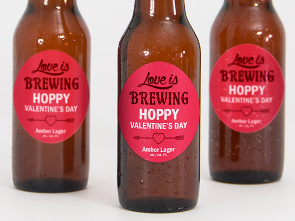 Beer Labels for Valentine's Day