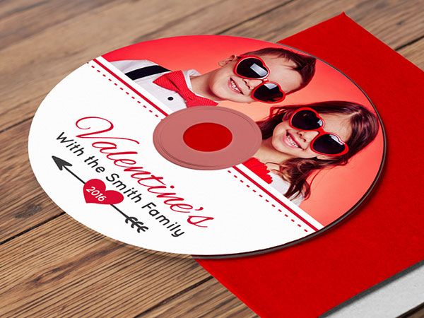CD Labels for Valentine's Day