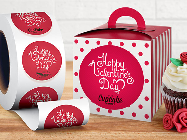 Roll Labels for Valentine's Day