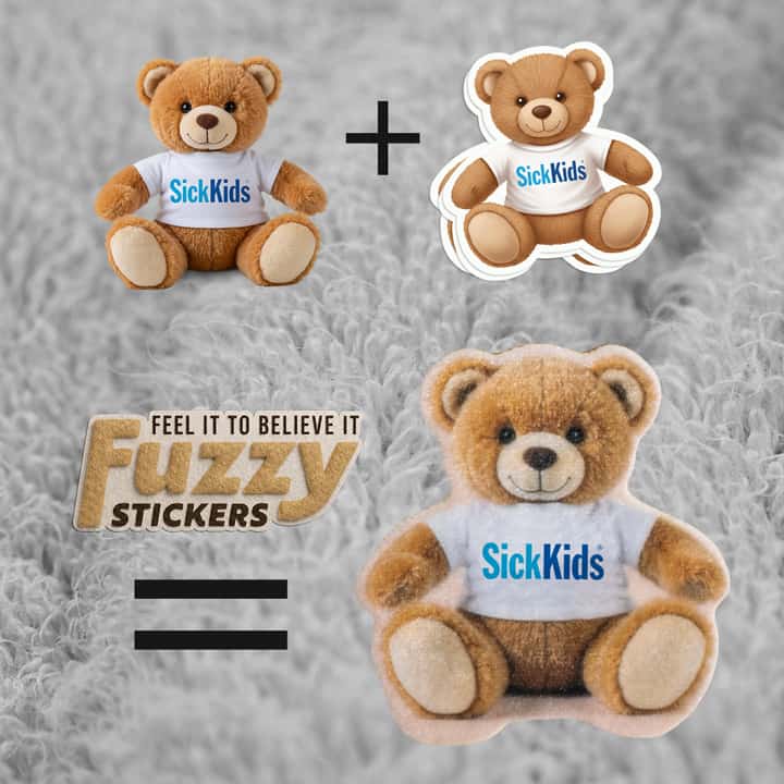 Fuzzy Sticker for something in between